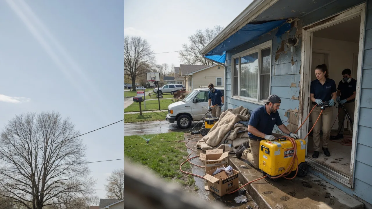 Basement Flood Cleanup in Knoxville, IL near me